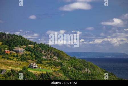 Ballantynes Cove le long de la rive nord du comté d'Antigonish le long de la côte nord de la Nouvelle-Écosse, au Canada, l'une des provinces de l'Atlantique. Banque D'Images