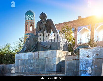 Patrimoine mondial, al-khorezmi, Khiva, Khorezm, région, l'Ouzbékistan, en Asie centrale, en Asie, l'architecture, ville, histoire, monument, mathématicien, touristique, Banque D'Images