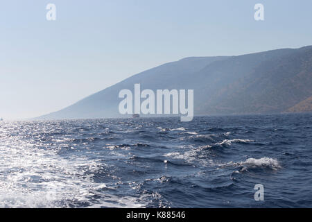 Voyage en bateau en Croatie et sur la mer Banque D'Images