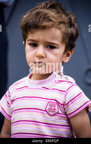 Face à des enfants d'Azerbaïdjan Banque D'Images