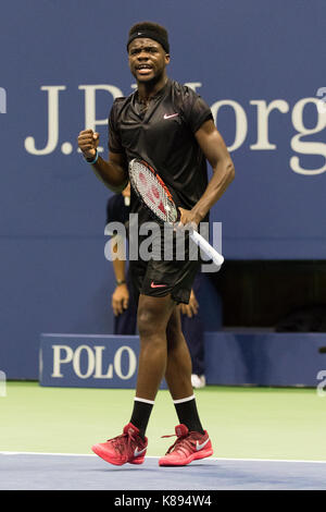 Frances tiafoe (usa) de la compétition à l'US Open Tennis Championships 2017 Banque D'Images