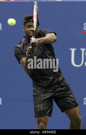 Frances tiafoe (usa) de la compétition à l'US Open Tennis Championships 2017 Banque D'Images