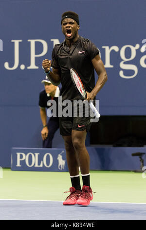 Frances tiafoe (usa) de la compétition à l'US Open Tennis Championships 2017 Banque D'Images