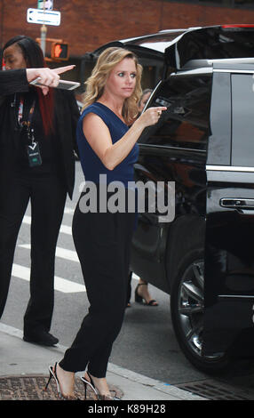 New York, États-Unis. 18 septembre 2017. Andrea Barber à AOL BUILD pour parler de la nouvelle saison de Fuller House à New York le 18 septembre 2017. Crédit: Mediapunch Inc/Alay Live News Banque D'Images