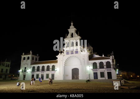 Église de la vierge d'El Rocio. Andalousie, Espagne Banque D'Images
