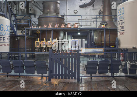 Distillerie de gin plymouth interior Banque D'Images