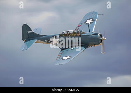 Vintage avion sbd dauntless wwii Banque D'Images