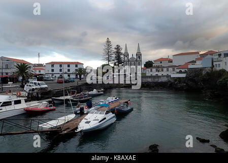 Église Santa Maria Madalena Pico Açores Portugal Europe Banque D'Images