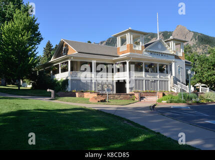 Chautauqua Dining Hall, construit 1898, Chautauqua Park, Boulder, Colorado Banque D'Images