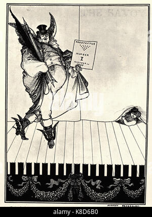 AUBREY BEARDSLEY - prospectus n° 1 Banque D'Images