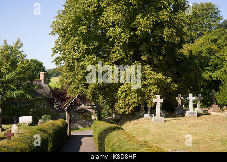 Glynde Place et cimetière, Glynde, East Sussex, UK Banque D'Images