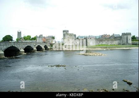 King John's Castle, Limerick, Irlande Banque D'Images