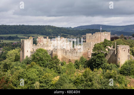 Ludlow Castle, Ludlow, Shropshire, England, UK Banque D'Images