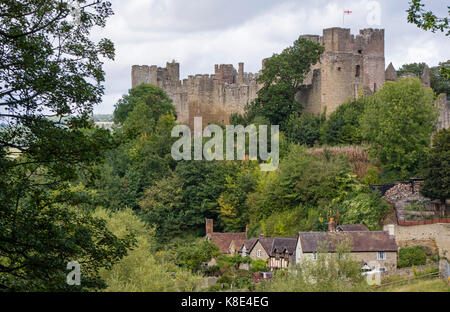 Ludlow Castle, Ludlow, Shropshire, England, UK Banque D'Images