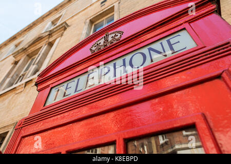 Téléphone rouge fort, téléphone, Londres, Angleterre, Grande-Bretagne Banque D'Images