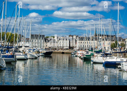 Le port de plaisance, vannes, golfe du Morbihan, Bretagne, France Banque D'Images