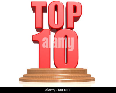 Top 10 avec l'image hi-res rendus d'art qui pourrait être utilisé pour toute la conception graphique. Banque D'Images
