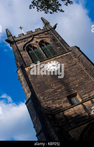 St Mary's Church tower, Sandbach, Cheshire, Angleterre Banque D'Images