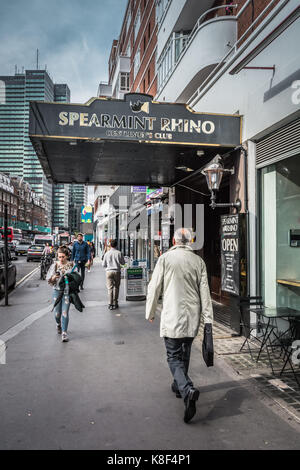 Spearmint Rhino club de gentlemen sur Tottenham Court Road, Londres, UK Banque D'Images