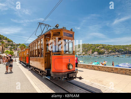 Soller tram train. Banque D'Images