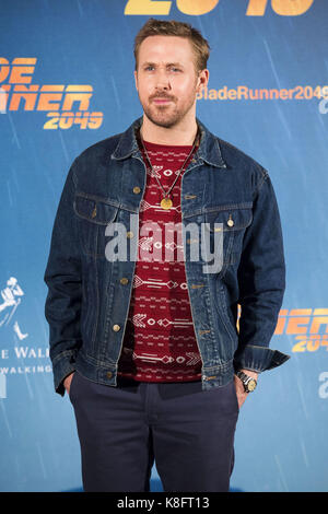 Madrid, Espagne. Sep 19, 2017. Ryan Gosling au photocall pour 'blade runner' 2049 à l'hôtel villamagna. Madrid, 19.09.2017 | verwendung weltweit credit : dpa/Alamy live news Banque D'Images