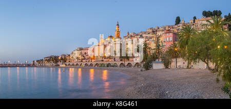 Menton, France Banque D'Images