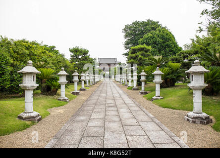 Kumamoto, Japon - 17 juin : temple à tamana ville Préfecture Kumamoto c'est l'un des plus anciens lieux au Japon. avec une longue tradition de la sa Banque D'Images