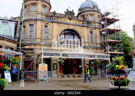 Buxton, Derbyshire, Royaume-Uni. août 23, 2017. l'opéra a été conçu par Frank matcham en 1909 et est le plus élevé dans le pays de l'opéra à Buxton Banque D'Images