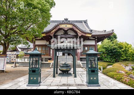 Kumamoto, Japon -17 juin : Temple dans le district de Tamana Préfecture de Kumamoto C'est l'un des plus anciens endroits du Japon. Banque D'Images