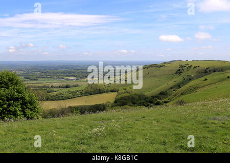 Ditchling Beacon, East Sussex, UK Banque D'Images