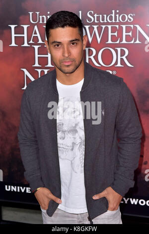 Wilmer Valderrama assiste à l 'ouverture' Halloween Horror Nights at Universal Studios le 15 septembre 2017 à Universal City, en Californie. Banque D'Images