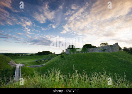 Castle Acre ruines, Norfolk, UK Banque D'Images