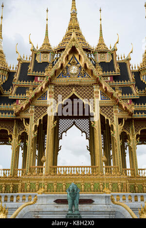 Le borommangalanusarani pavilion a été construit dans l'enceinte de la salle du trône Ananta Samakhom, Bangkok et ouvert aux médias le 6 juin 2016. Banque D'Images