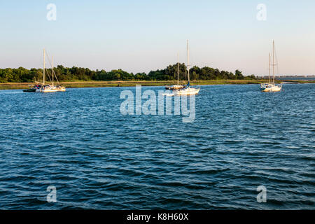 Caroline du Nord,NC,Morehead City,Bogue Sound,front de mer,NC170518036 Banque D'Images