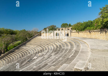 Fragment d'amphithéâtre à Altos de Chavon, République dominicaine Banque D'Images