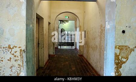 Le site du mémorial du camp de concentration de Dachau, à Dachau, Allemagne Banque D'Images