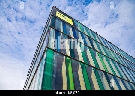 Bâtiment moderne la bibliothèque locale à whitechapel idea store, Tower Hamlets, uk Banque D'Images