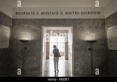 Marzabotto, ITALIE - 15 septembre 2017 : vi des victimes de la seconde guerre mondiale est né dans cette ville Banque D'Images