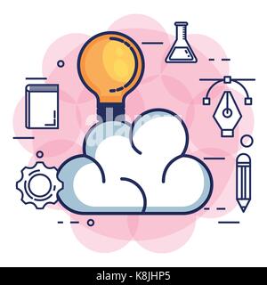 Jeu de l'esprit créatif vecteur icônes illustration design Illustration de Vecteur