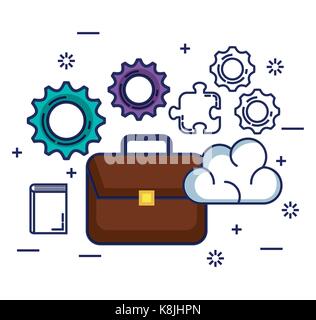 Jeu de l'esprit créatif vecteur icônes illustration design Illustration de Vecteur