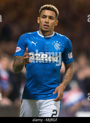 James pendant la rangers tavernier betfred cup, quart-de-finale match à la firhill stadium, Glasgow. press association. photo photo date : mardi 19 septembre, 2017. voir l'activité de soccer histoire partick thistle's. crédit photo doit se lire : Jeff holmes/pa wire. usage éditorial seulement Banque D'Images