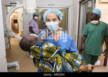 Afrique. Hôpital de sotoua. Unité pédiatrique. togo. Banque D'Images