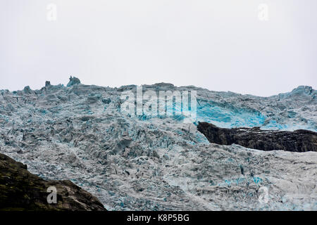 Glacier, Boyabreen Fjaerland, Norvège Banque D'Images