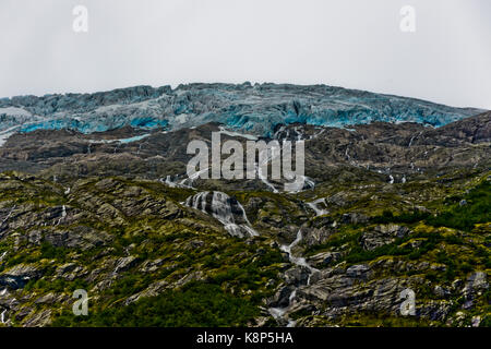 Supphellbreen Glacier, Fjaerland, Norvège Banque D'Images