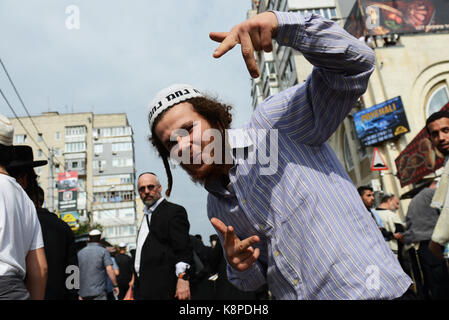 Uman, Ukraine, Juifs pèlerinage à la sainte de l'emplacement de la tombe de l'Rabi Nahman de Bratslav Crédit : Boaz Rottem/Alamy Live News Banque D'Images