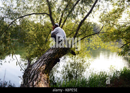 Uman, Ukraine. 20 septembre 2017. Pèlerinage juif pour le lieu de la tombe de l'Rabi Nahman de Bratslav Banque D'Images