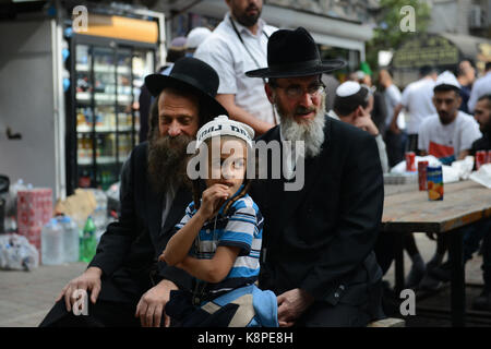 Uman, Ukraine. 20 septembre 2017. Pèlerinage juif pour le lieu de la tombe de l'Rabi Nahman de Bratslav Banque D'Images