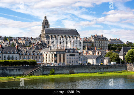 De Blois, une ville et la capitale du Loir-et-cher dans le centre de la france, france Banque D'Images