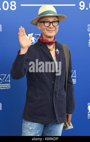 Réalisateur chinois Yonfan assiste à la photocall du jury lors de la 74e Festival du Film de Venise à Venise, Italie. 30 août 2017 © Paul Treadway Banque D'Images