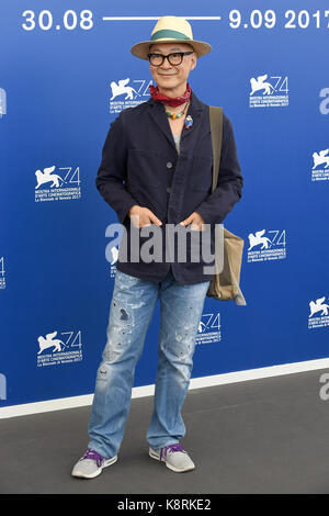 Réalisateur chinois Yonfan assiste à la photocall du jury lors de la 74e Festival du Film de Venise à Venise, Italie. 30 août 2017 © Paul Treadway Banque D'Images